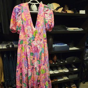 Lilly Pulitzer Grace Tiered Midi Dress